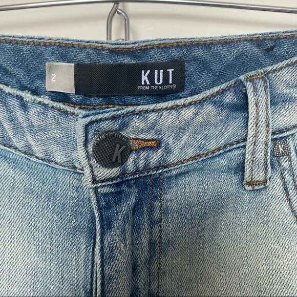Kut From the Kloth | Catherine Ripped High Waist Slim Boyfriend Jeans In Variety - Picture 5 of 13